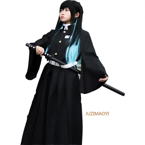 2026 Aime Tokitou Muichirou Cosplay Costume Cosplay Kisatsutai uniforme perruque Halloween Costume pou