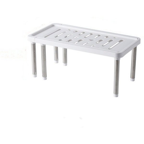 Étagère de rangement en acier inoxydable, porte-chaussures, organisateur de placard à domicile, gain de place, étagères de garde-robe, organisateur de cuisine