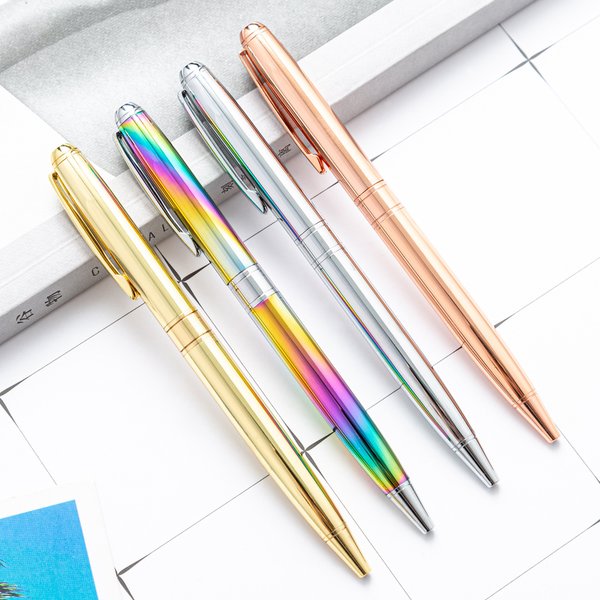 1 Piece Metal Plating Ballpoint Pen Stationery