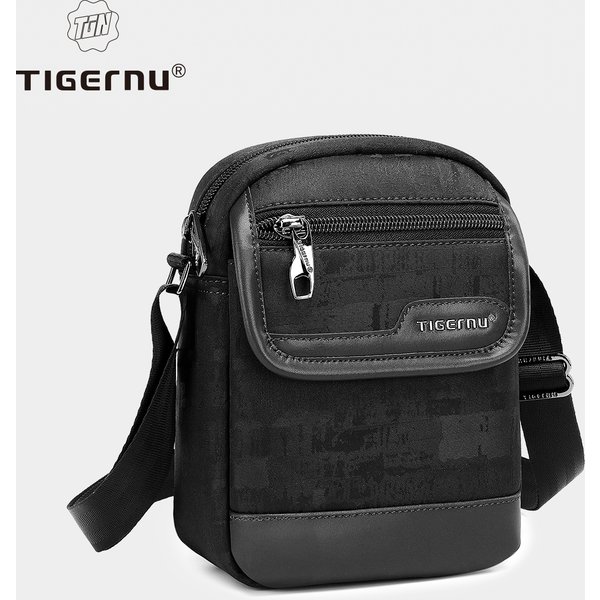 Tigernu Men's Shoulder Bag Light Weight Mini Crossbody Bags Casual Travel Sling Bag College Messenger Bags For Men Retro Series