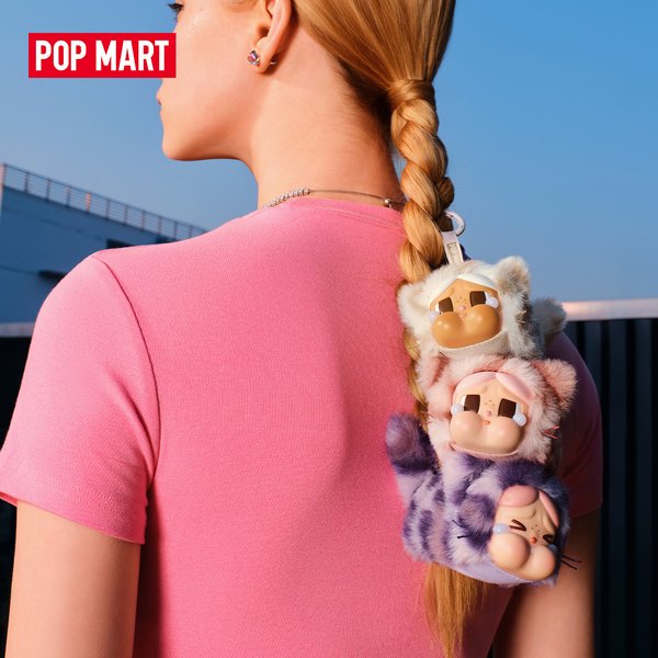 POP MART CRYBABY Wild but Cutie Series - Winylowa Pluszowa Zawieszka Blind Box 1 szt./6 szt.