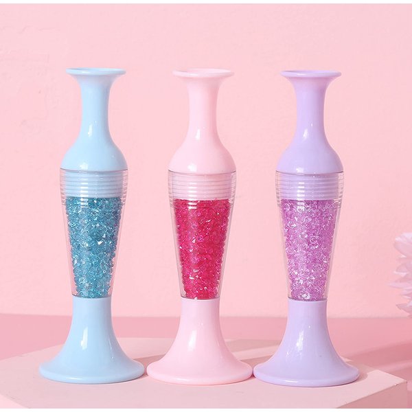 Stylo à pointe de cristal en forme de pot de fleur, outil de peinture au diamant 5D, accessoires de couture
