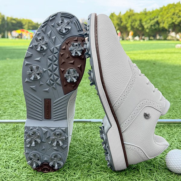 New Professional Spikes Golf Shoes Men Golf Sneakers Luxury Walking Footwears