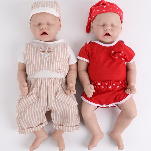IVITA 100% Vollsilikon Reborn-Kunstpuppen, Versand aus Spanien, Spielzeug mit Kleidung für Erwachsene Sammler und als Geschenk