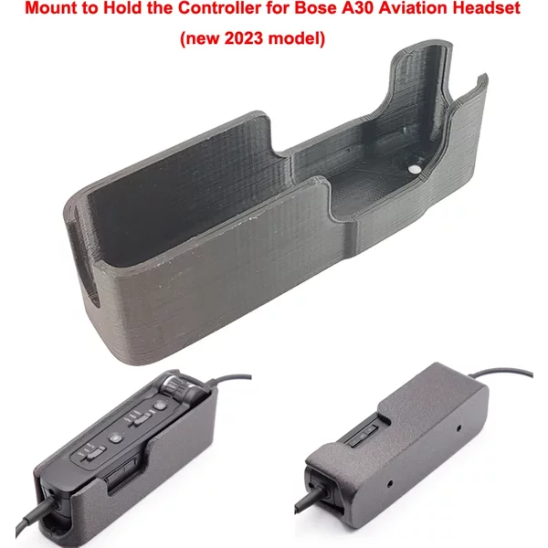 Halterung zum Befestigen des Controllers für Bose A30 (neues 2023-Modell) Aviation-Headset für Bose A20 Controller-Einheit Halterung / Clip-In