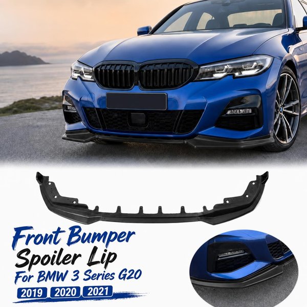 Frontstoßstangen-Spoilerlippe Diffusor für BMW 3er G20 2019 2020 2021 Frontlippe Bodykit Tuning Schutz Autozubehör