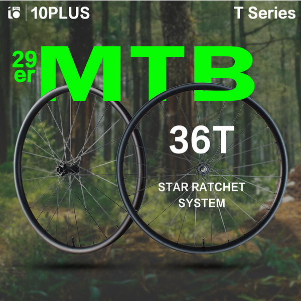 Koła karbonowe 10PLUS 29er MTB Seria T, obręcze do rowerów górskich, zestawy kół karbonowych, szerokość 30mm, wysokość 24mm