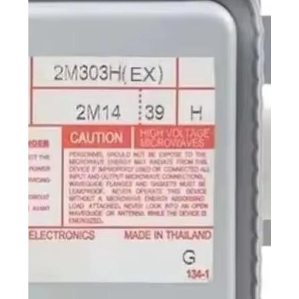 Nouveau pour TOSHIBA Four à micro-ondes industriel à refroidissement par air, magnétron 2M303H(EX) 2M303H(JJ) 2M303H 1000W, magnétron à refroidissement par air