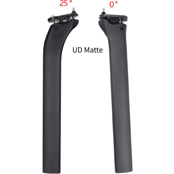 Geeignet für F12 / F10 / F8 Fahrradsattelstützen. 350mm Rennrad Carbonfaser-Sitzrohr, 0 Grad, 25 Grad