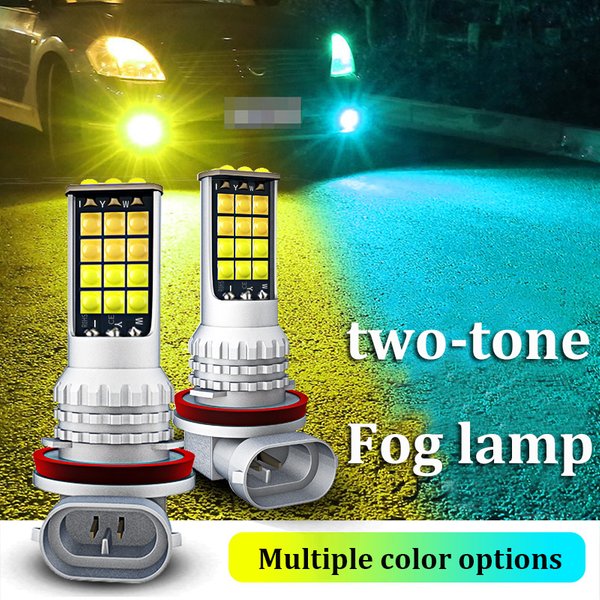 Ampoule antibrouillard 30LED pour voiture, indicateur de largeur, clignotant, barrage, feu stop, H3, H7, H8, H11, 9005, HB3, 9006, H4, document touristique, DRL, 2 pièces