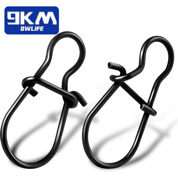 Duo Lock Fishing Snaps 50 ~ 200 Stück Angel clips Geschwindigkeit clips Karabiner Angeln Wirbel Snap Salzwasser Schnell wechsel Angel gerät