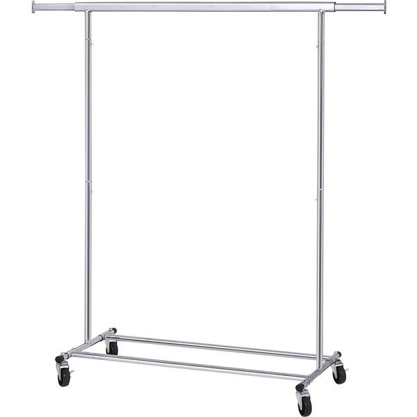 Support pour robes SONGMICS, portemanteau sur roulettes, peut être chargé jusqu'à 90 kg