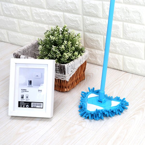 Drehbarer Reinigungsmopp, verstellbarer Dreiecksmopp, ausziehbarer Griff, multifunktionaler Staubreinigungsboden, Küche, Badezimmer