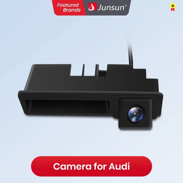 Kamera w uchwycie klapy bagażnika Junsun AHD 720P do Audi A3 A4 B6 B7 A5 S5 RS5 A6 C6 Q7 4L, kamera cofania i parkowania