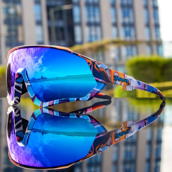 KAPVOE MTB Straße Fahren Fahrrad Radfahren Polar Wong Sonnenbrille Outdoor Sport Brille UV400 Fahrrad Radfahren Brille Wandern Brillen