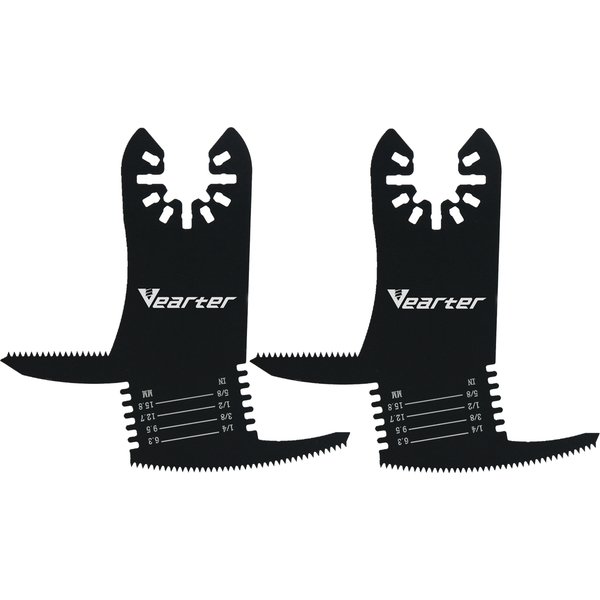 Vearter – lame de scie oscillante multi-outils HCS, spécifiquement pour cloisons sèches, PVC, plastique, plaques de plâtre, coupe de panneaux de bois, 2 paquets