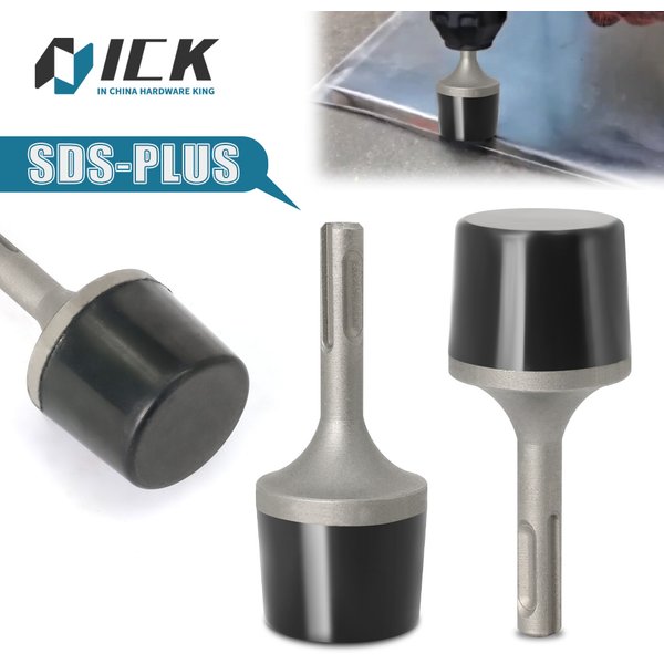 Vibrating Hammer for Porcelain-Rubber Hammer for Electric Hammer with SDS-PLUS Shank for Automotive Sheet Metal Tile Lamination