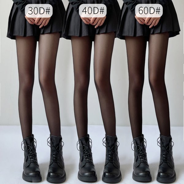 Women JK Black Stockings 6 Thickness Skin Silk Pantyhose Summer Ultra Thin Anti-hook Silk Nylon Stocking Female Sheer Tights