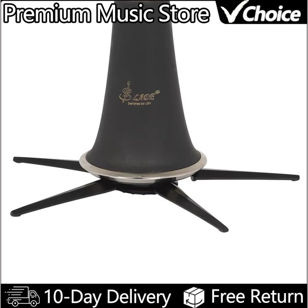 SLADE Five Foot Brace Portable Clarinet Stand Bracket Black Foldable Metal Support Woodwind Musical Instrument Accessories