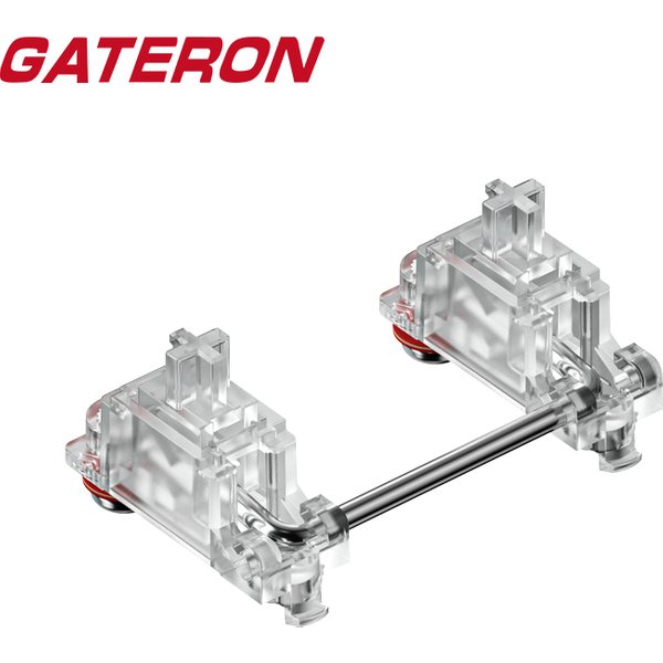 GATERON PC Crystal Stabilizer, 7u, 6.25u, 2u, Personnalisé, DIY, Hot Swap, PCB Mount, Screw in, 60% Mechanical Keyboard, New Arrival