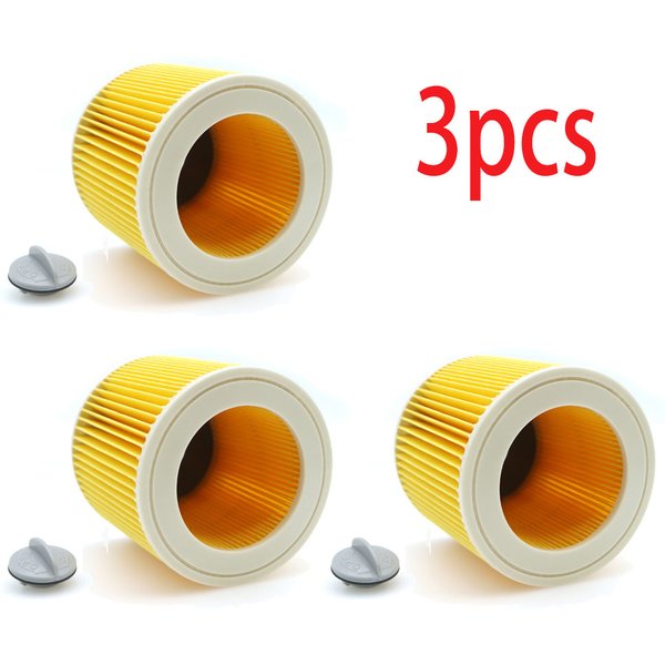 HEPA Filter for Karcher Cartridge WD2250 WD3.200 MV2 MV3 WD3 Karcher Filter Parts Air Dust Filters Vacuum Cleaners