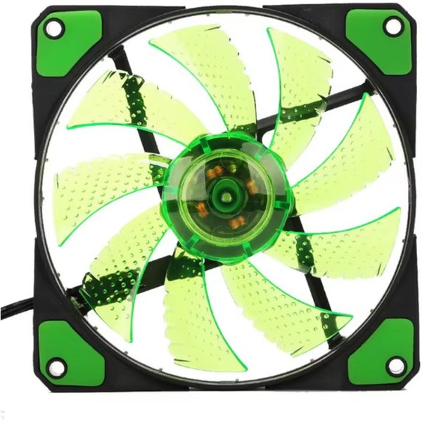 Ventilateur de boîtier PC LED ultra silencieux 120 mm, 15 LED, 12 V, ventilateur de refroidissement CPU Cooler Master, connecteur DC 12 V 4P 3P