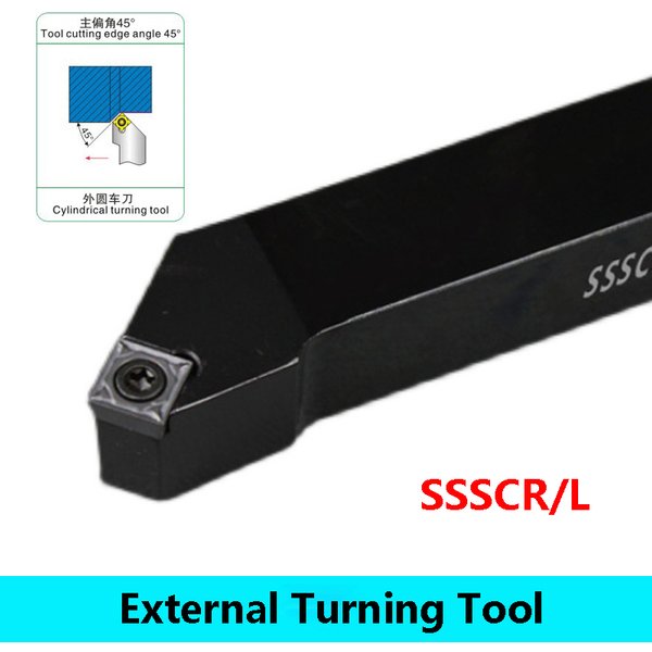 LIHAOPING External Turning Tool SSSCR1212H09 SSSCR1616H09 SSSCR2020K09 SSSCL2525M09 SSSCR CNC Lathe Cutting Tools SCMT Inserts