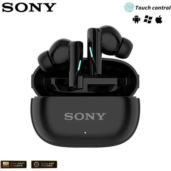 Oryginalne słuchawki bezprzewodowe Bluetooth Sony Mate 50 TWS, douszne, prawdziwie sportowe, HiFi Stereo, do gier, wodoodporne, z mikrofonem.