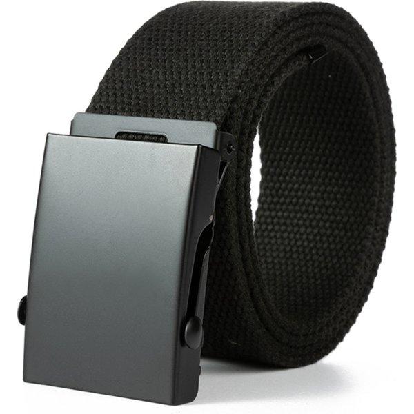 Nouveaux hommes Ceinture nouvelle mode unisexe Ceinture jean mâle décontracté luxe toile 3.8 cm sangle Ceinture Femme
