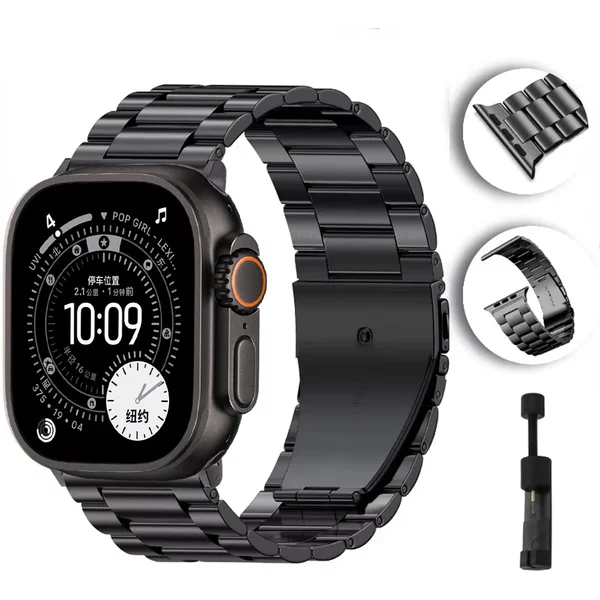 Metallarmband für Apple Watch 12 11 10 46mm 42mm Ultra 4/3/2 49mm Edelstahl-Armband für IWatch 9 8 7 6 5 SE 45mm 41mm 44mm
