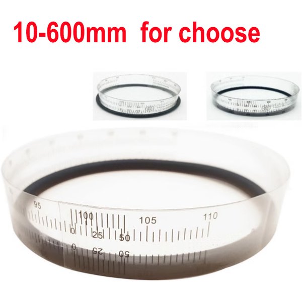 10–600 mm flexibles Lineal, professionelle O-Ringe, Innendurchmesser und Außendurchmesser, flexibles Lineal, Messwerkzeug, Messlineal