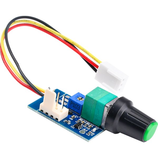 Contrôleur de vitesse PWM DC 12V, régulateur de vitesse de ventilateur, 4 fils, interrupteur de contrôle de température d'ordinateur pour PC, refroidisseur de processeur, arrêt manuel
