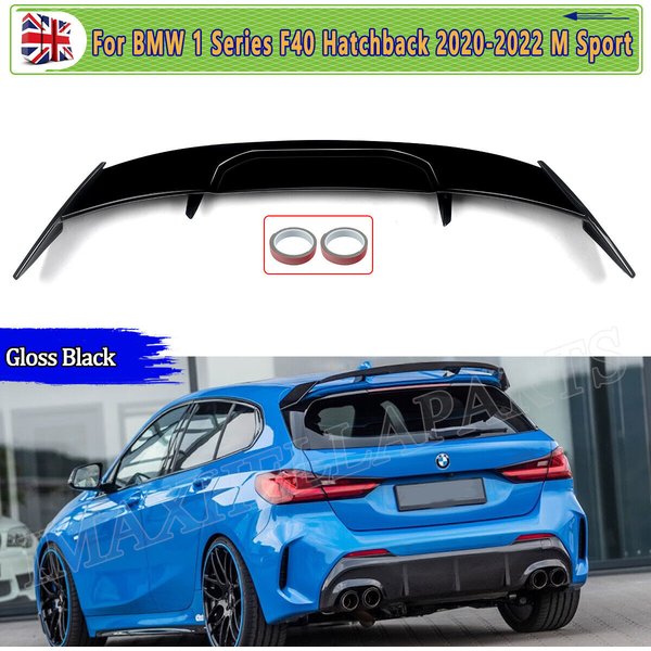 Glänzender schwarzer Dachspoiler für BMW 1er F40 118i 120i 2019 2020 2021 2022 MP-STIL HINTERER DACHSPOILER SE SPORT LIP WINGS