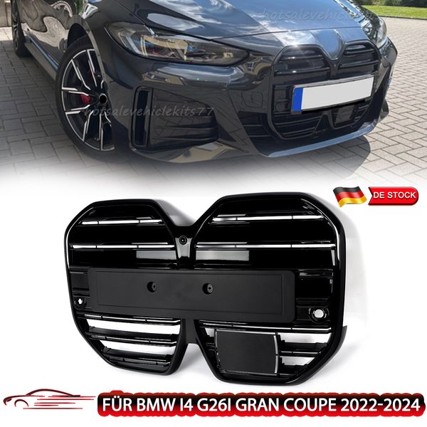 Frontstoßstangen-Haubengrill für BMW 4er G26 4-türiger I4 M50 Gran Coupe 2022 2023 2024 Mittelgrill mit ACC