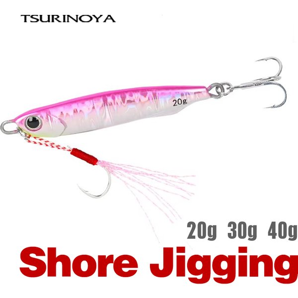 TSURINOYA NEW Hairtail Color 20g 30g 40g Long Casting Jig Fishing Lure BAYONET Inshore Saltwater Hard Bait Metal Jigging Model