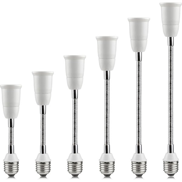 20/30/40/50/60cm E27 à E27 Base support de lampe LED adaptateur d'extension convertisseur vis douille Extender porte-ampoule