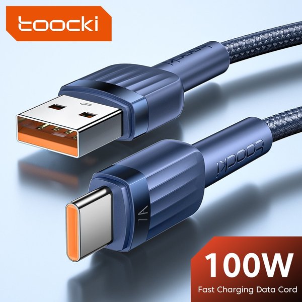 Toocki 7a typ c schnell ladekabel für realme huawei p30 usb c ladekabel handy daten kabel für samsung oneplus pocof3