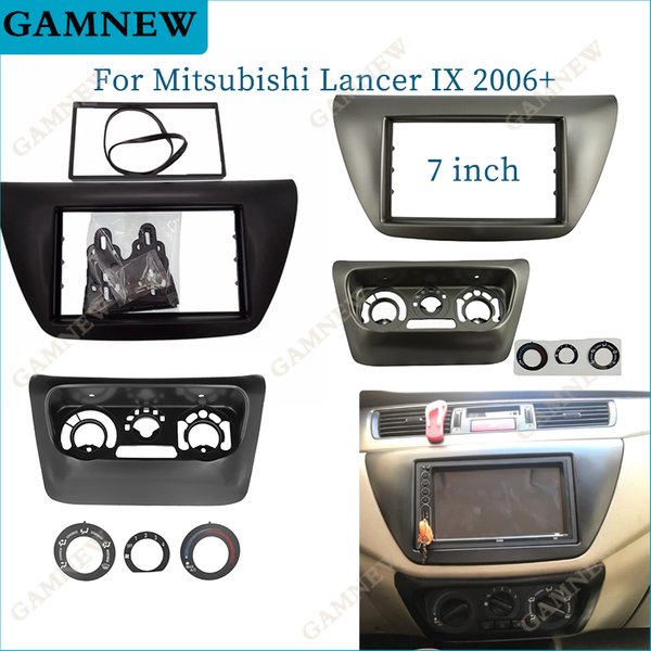 7 Inch Car Radio Fascias For MITSUBISHI Lancer IX 2006+ 2 Din Head Unit DVD GPS MP5 Android Player Install Panel Dash Frame
