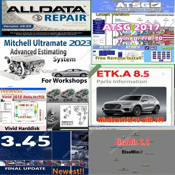 2026 7 w 1 VIVID HAYNES PRO 2018.1 Alldata 10.53 Autodata 3.45 Mitchell Ultramate 2023 elsawin 6.0 etka 8.5 Atsg 2017 oprogramowanie