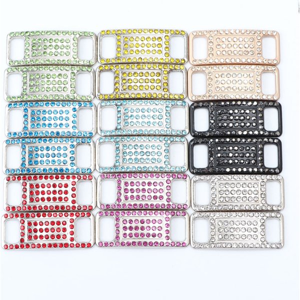 2 Stück bunte Strass-Schnürsenkel, Schuhdekoration, juwelenbesetzte Sneaker-Schuh-Charms, Geschenk für Mädchen, DIY-Schnürsenkel-Schnallen, Schuhzubehör