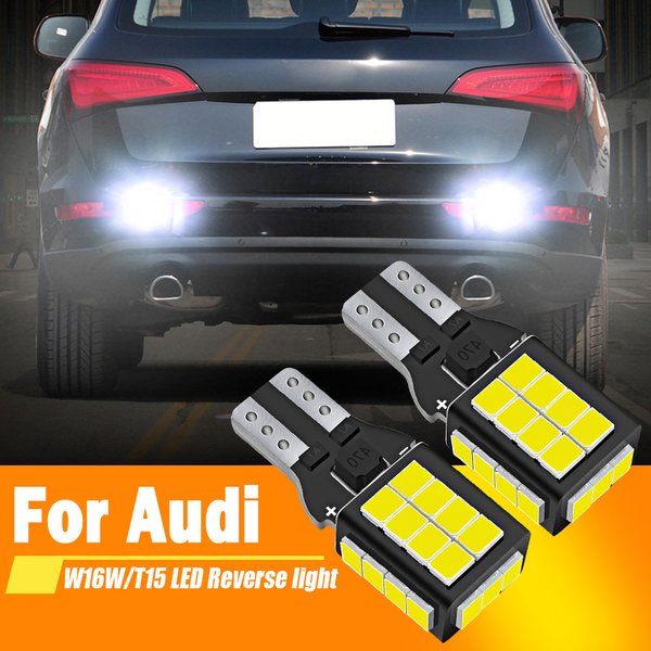 2pc CANbus Keine Fehler Für Audi A1 8X A3 8P A4 B8 B9 A5 A6 C6 C7 A8 Q2 Q3 Q5 TT 8J LED Backup Licht Blub Reverse Lampe W16W T15 921