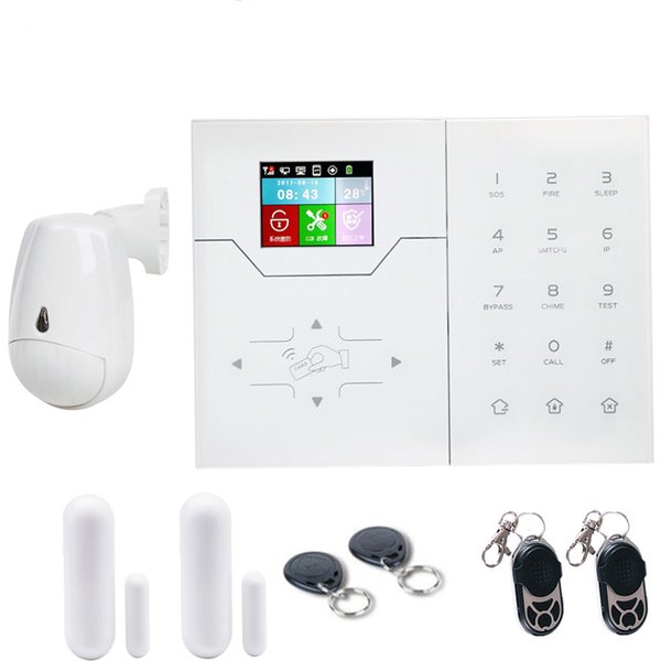 Système d'alarme antivol HA-VGW 433/868 MHz avec écran tactile WiFi GSM 4G, prise en charge de l'anglais/du français, accessoire de sécurité domestique DIY