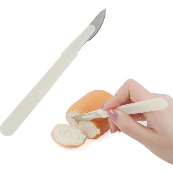 LMETJMA couteau à trancher le pain Baguette couteau à pain européen outils de coupe coupe-pâtisserie avec lame en acier au carbone JT168