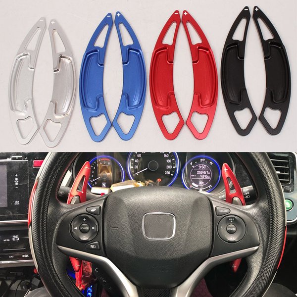 Pour Honda Civic Accord Spirior Odyssey 2015 2016 2017 2018 2019 Extension de levier de vitesse de volant en aluminium 2 pièces