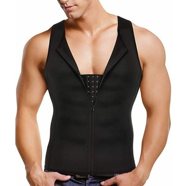 Ceinture réductrice pour hommes, Corset d'abdomen, ceinture amincissante, gilet de Sauna, brûleur de graisse du ventre, reliure abdominale de poitrine