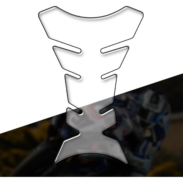 Transparente harz tank pad protector universal für motorrad für kawasaki honda cbr suzuki gsxs gsxr yamaha etc