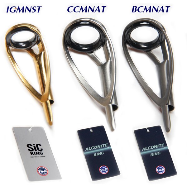 Anneau de pointe supérieure Fuji Original, 2 pièces, cadre en acier inoxydable MN pour guides de canne à pêche Spinning ou Casting