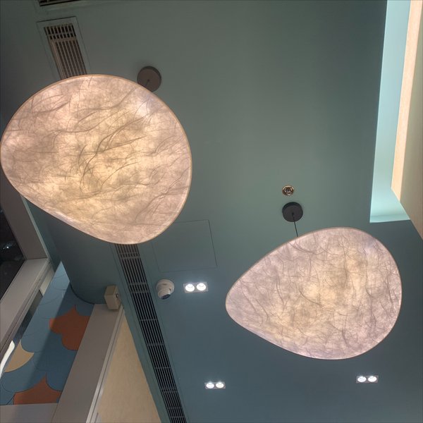 Nordic Silk LED Pendant Lamp Люстра Living Room Decor Suspension Luminaire Chandelier Indoor Hanging Fixture Home Lamparas Techo