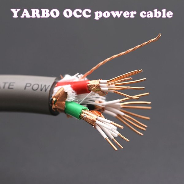 YARBO AUDIOPHILE SP-1100PW-OCC flagship edition HiFi power cable diameter 16mm power blaster front and rear power upgrade cable