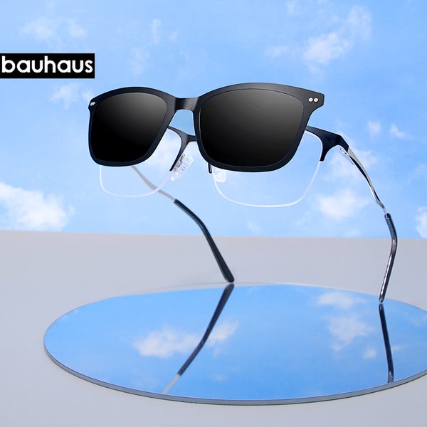 Metall-Halbrandrahmen Herrenbrille Modischer Rahmen Markendesign Einfache Brillen Retro De Grau Femininos